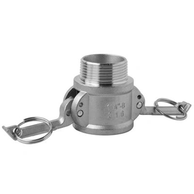 Hoofdkode Cylindrische camlock-toepassingen voor 304 316 roestvrijstalen buizen