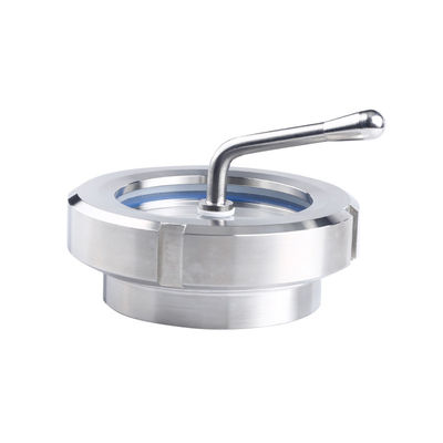 10bar Sanitair roestvrij staal 304/316L Gelast buis Union Sight Glass met wipper
