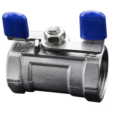 1/4''-4.0'' roestvrij staal 1pc vlinderhandgreep mini balklep met draad einde NPT BSPT