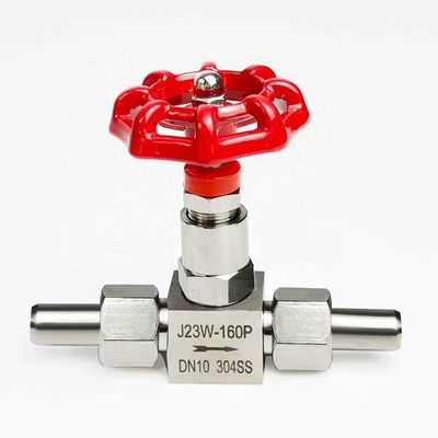 Standaard J23W zware hoge druk roestvrij staal 304 mannelijke draad globe klep