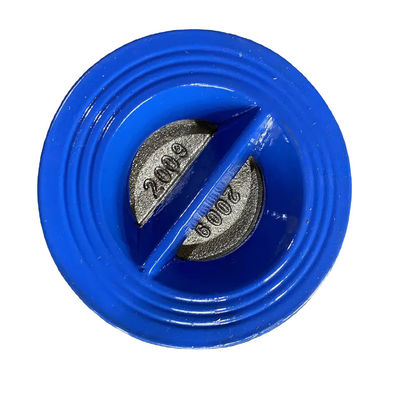 ANSI-standaard zilver ductiel ijzeren wafer type PVC 4 inch 8 inch flap type checkklep
