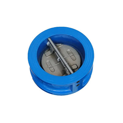 ANSI-standaard zilver ductiel ijzeren wafer type PVC 4 inch 8 inch flap type checkklep