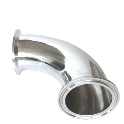 RTS Sanitaire Elbow Pipe Fitting 90 Degree Elbow Roestvrij staal 90 Degree Clamp Connection