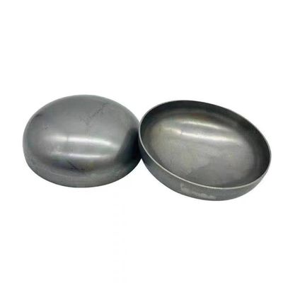 Zilveren ASTM 12 inch olie naadloos eindkapsel Titanium luchtklepkapsel Eind tankkop