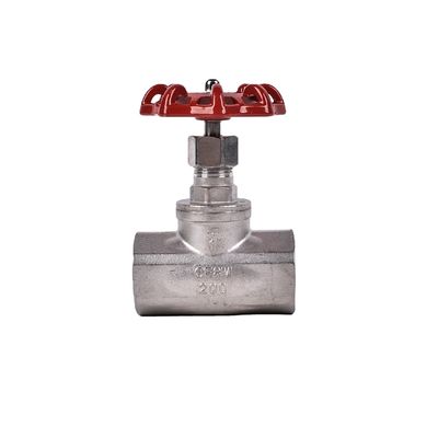NPT-besturing van roestvrij staal DN15-80 Zilver B-type handmatige gietactuator Globe/Stop Valve