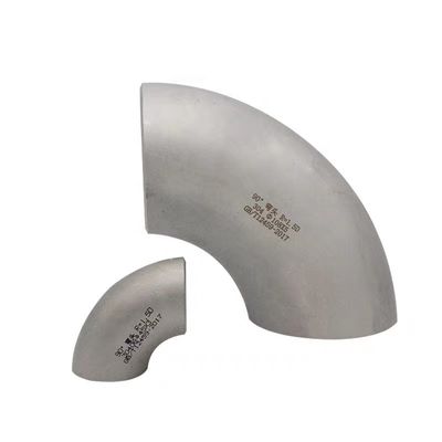 Verbindingslas Silberbuis Fitting WZ SS304 316 CF8 Sch 40 90 Graden Punched Elbow