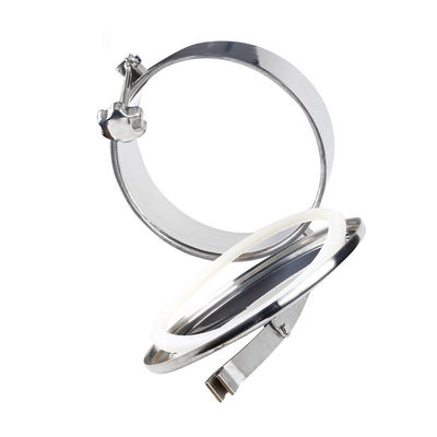 Sanitair roestvrij staal 304 316L Ronde manhole cover voor tank manway spiegel gepolijst