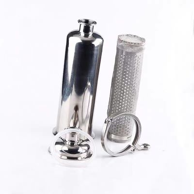 Gelijk WZ SS304 SS316L Food Grade Microporeus Cartridge Filter met Clamp Ends DIN 3A SMS