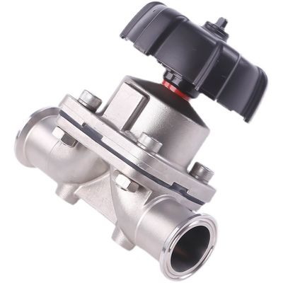 DN8-DN50 Sanitair roestvrij staal 316L DIN composiet diafragma klep voor farmaceutische