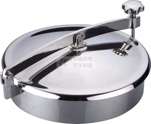 Hoogte 90mm-100mm Veelgebruikt Sanitair 304/316L Roestvrij staal Circulair Manhole Cover
