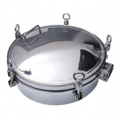Hoogte 90mm-100mm Veelgebruikt Sanitair 304/316L Roestvrij staal Circulair Manhole Cover