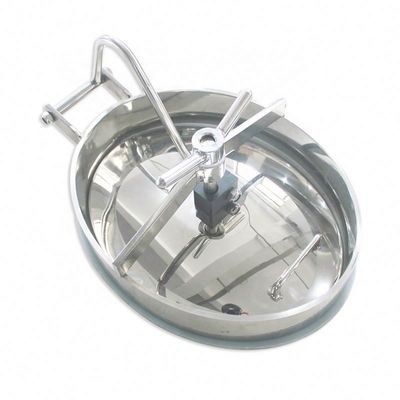 Hoogte 90mm-100mm Veelgebruikt Sanitair 304/316L Roestvrij staal Circulair Manhole Cover