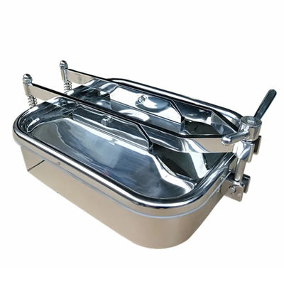 Waterdicht vierkante bovenkant tank met roestvrij staal 301/304/316 frame en manhole cover