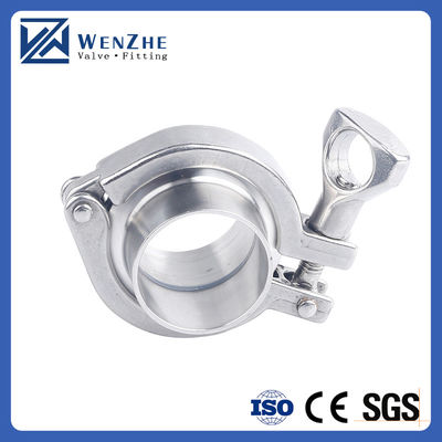 Standaard 1.5'' roestvrij staal 304 Single Pin Heavy Duty Tri Clamp met Wing Nut