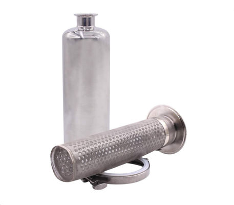 1.5 inch Tri-Clamp Filter SS304 Sanitaire installaties met gelijkmatige inline rechte zeef