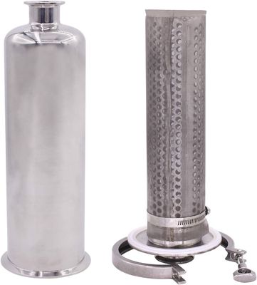 1.5 inch Tri-Clamp Filter SS304 Sanitaire installaties met gelijkmatige inline rechte zeef