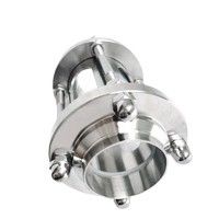 Op maat gemaakte ondersteuning OEM Flow Sanitaire Straight Sight Glas SUS316 3 inch Tri Clamp Type