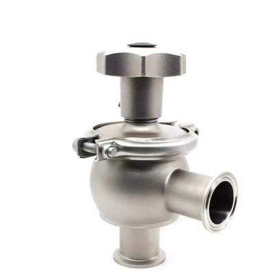 WZ Sanitair SS 304 316 Handmatig stop-omkeringsklep Hoek type stop-globe-klep voor leidingen