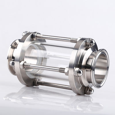 Aanpasbaar 3 inch tri-clamp type zichtglas voor stroombewaking in sanitaire systemen