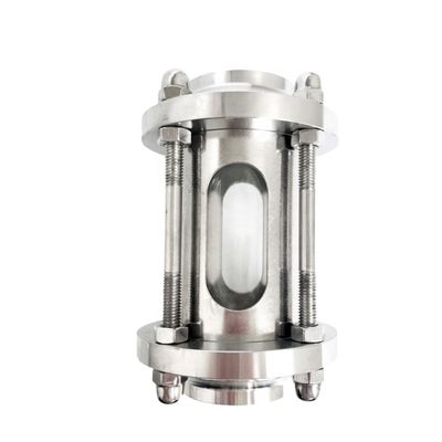Aanpasbaar 3 inch tri-clamp type zichtglas voor stroombewaking in sanitaire systemen