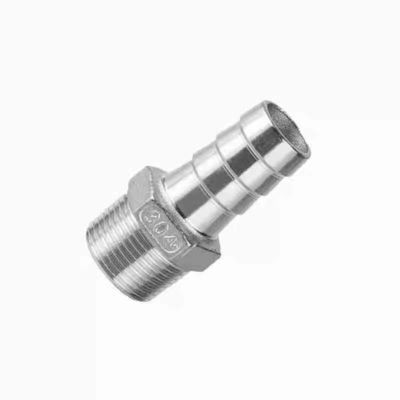 SS316 SS304 Roestvrij staal buis aansluiting connector gieten NPT BSPT Hex slang Nipple