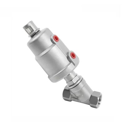 Controle DN15 1/2 inch roestvrij staal Pneumatische waterstoom Controle Hoek Zitklep