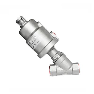 Controle DN15 1/2 inch roestvrij staal Pneumatische waterstoom Controle Hoek Zitklep