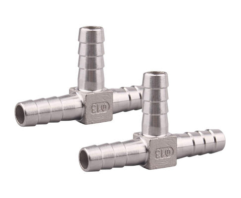 Vrouwelijke roestvrijstalen slang Barb 3 Way Tee T-vorm Barbed 1/2 inch Union Home Brew Fitting