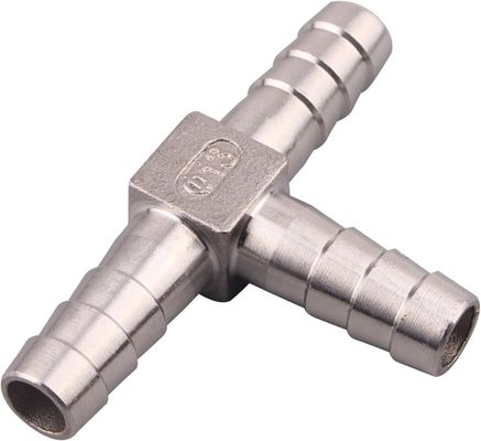 Vrouwelijke roestvrijstalen slang Barb 3 Way Tee T-vorm Barbed 1/2 inch Union Home Brew Fitting