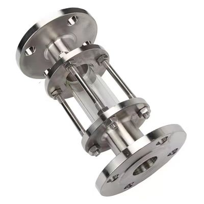 WZ roestvrij staal 304 316 met flens verbonden pijpleiding zichtglas voor druksystemen
