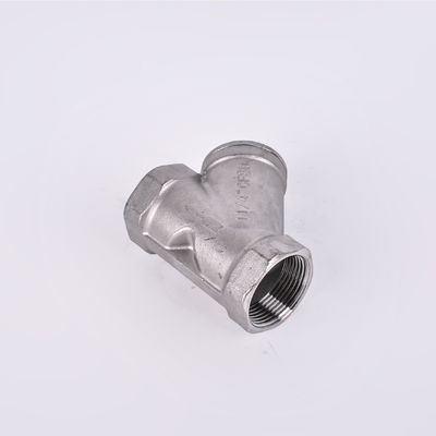 Y-type strainerfilterklep voor vrouwelijke draadverbinding DN50 roestvrij staal 201 304