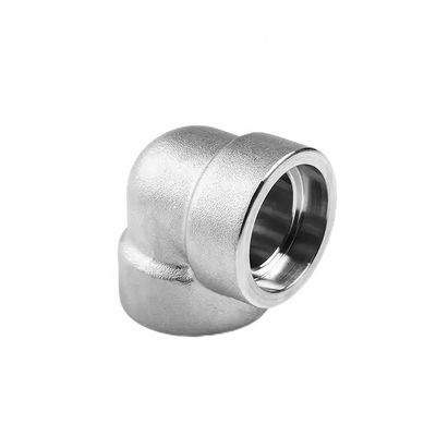 Algemeen DN25 SS316 Gesmeed roestvrij staal 304 316L Socket Welding Elbow met Algemeen