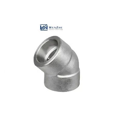 Roestvrij staal 304 316 316L 45 graden stopcontact gelast elleboog 3000 6000 9000