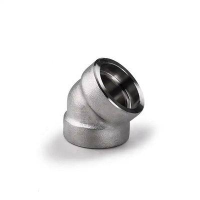 Roestvrij staal 304 316 316L 45 graden stopcontact gelast elleboog 3000 6000 9000