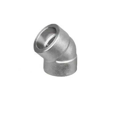 Roestvrij staal 304 316 316L 45 graden stopcontact gelast elleboog 3000 6000 9000