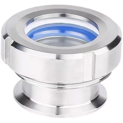 WZ Sanitair SS304 316 Lasverbinding Ronde zichtglas met flens van roestvrij staal