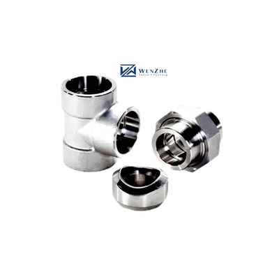 1 &quot; DN25 roestvrij staal gesmeed stopcontact lasband Tee SW Pipe Fitting 304 316 316L