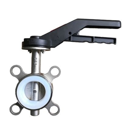 Sanitaire ruiten van roestvrij staal BUTTERFLY Structure Wafer Type Butterfly Valve