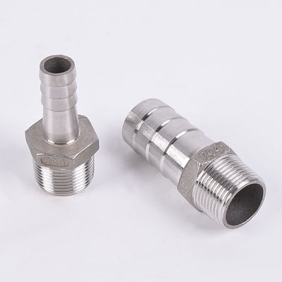 Zilver RTS roestvrij staal 201 304 Pijpbevestigingen Hex Nipple Hose Nipple voor huishoudelijk gebruik