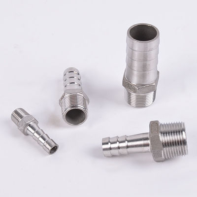 Zilver RTS roestvrij staal 201 304 Pijpbevestigingen Hex Nipple Hose Nipple voor huishoudelijk gebruik