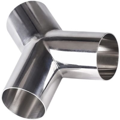 RTS Sanitair roestvrij staal 304 316 Pipe Fitting Tri Clamp Las Wyes Tee Y Type Tee