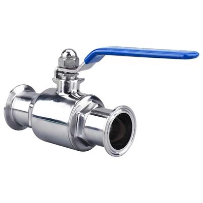 2weg rechthoekig kogelventil DIN SMS WZ Sanitair roestvrij staal 304 316 316L Tri Clamp