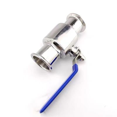 2weg rechthoekig kogelventil DIN SMS WZ Sanitair roestvrij staal 304 316 316L Tri Clamp