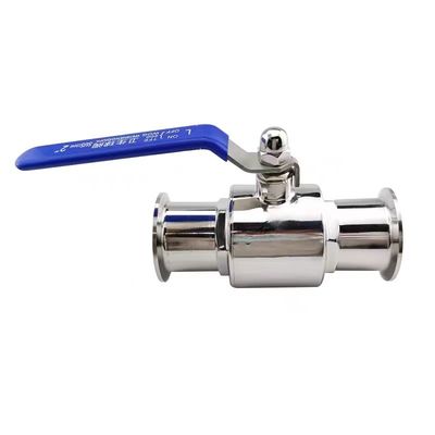 2weg rechthoekig kogelventil DIN SMS WZ Sanitair roestvrij staal 304 316 316L Tri Clamp