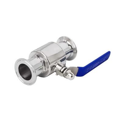2weg rechthoekig kogelventil DIN SMS WZ Sanitair roestvrij staal 304 316 316L Tri Clamp