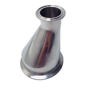 Sanitaire 304 316L roestvrij staal Tri Clamp verbinding excentrische reducer/ zuivelpijp transitiepijp fittings 1/2' '-12.0