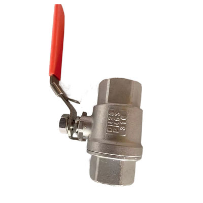 Rustvrij staal 304 316 DN8-DN100 PN63 2PC balkleppen voor zware industriële doeleinden