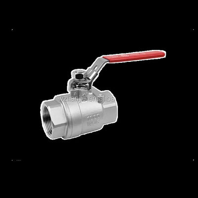 Rustvrij staal 304 316 DN8-DN100 PN63 2PC balkleppen voor zware industriële doeleinden