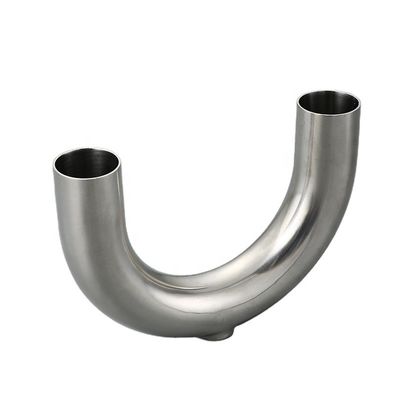RTS Sanitair 304 316L roestvrij staal U-type T-shirt voor hygiënisch zilver.0