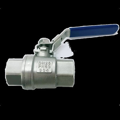Rustvrij staal 304 316 DN8-DN100 PN63 2PC balkleppen voor zware industriële doeleinden